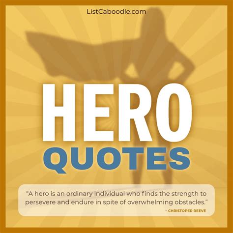 65+ Hero Quotes, Sayings (for Inspiration & Gratitude)
