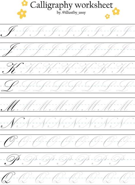 Image result for Calligraphy Sheets Printable