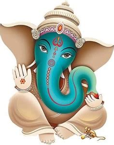 Khalsa Art Wall Sticker Shri Ganesh Price in India - Buy Khalsa Art ...