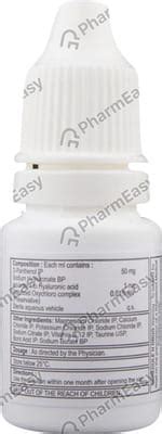 New Softvisc Lubricant Bottle Of 10ml Eye Drops: Uses, Side Effects ...