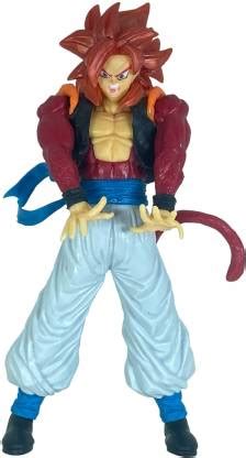 iouche Anime DBZ Goku Super Saiyan SSJ4 Self Standing Action Figure ...