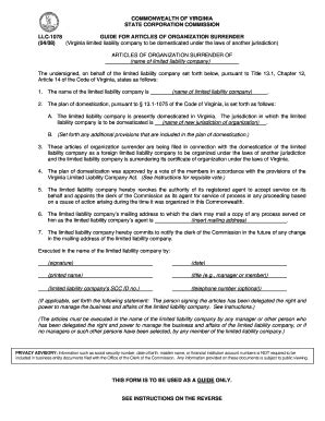 Fillable Online scc virginia llc 1078 form Fax Email Print - pdfFiller