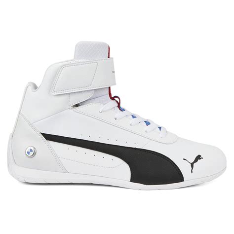 Buy PUMA Mens BMW MMS Neo Cat High Sneakers Shoes Casual - White, White ...