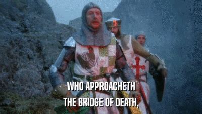 Image result for Monty Python Bridge Scene