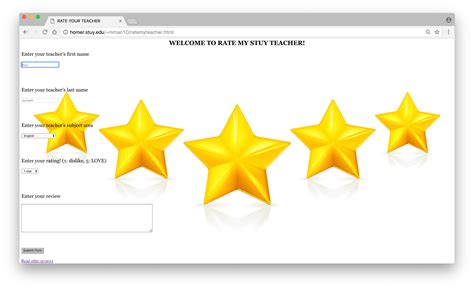 RATE MY TEACHER | Devpost