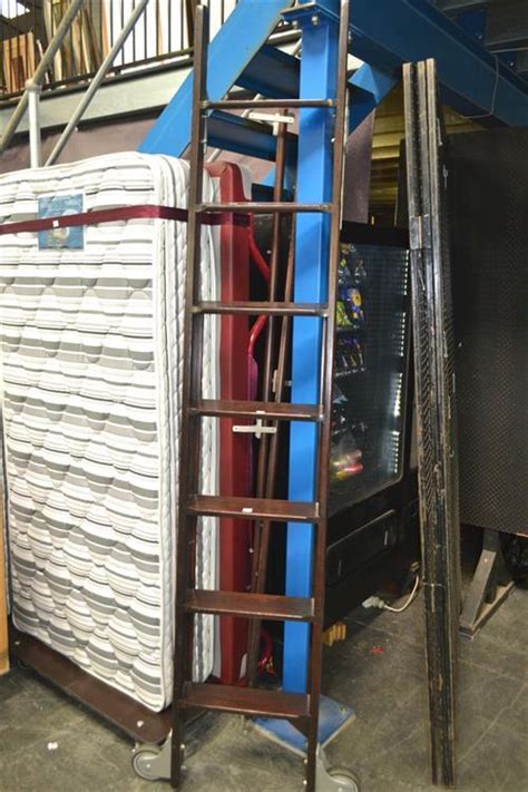 Image result for Library Ladder Rails Brass