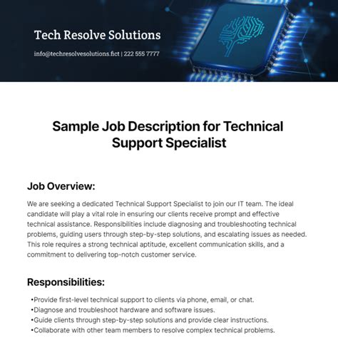 Computer Tech Support Job Description 的图像结果