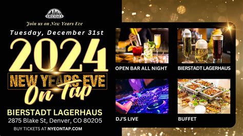 A Guide To Denver New Year's Eve Parties 2024 with Open Bar and Food ...