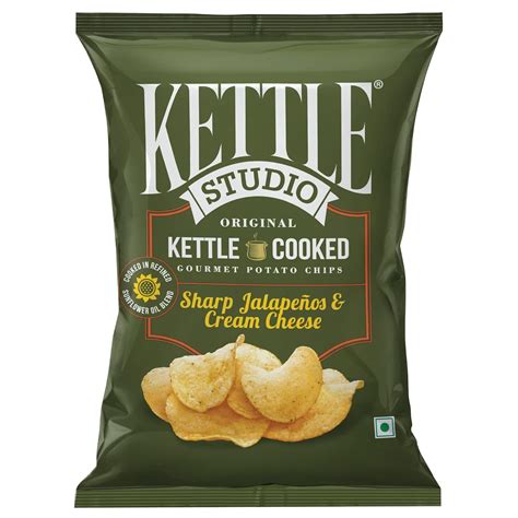Kettle Studio | Potato Chips | Sharp Jalapenos & Cream Cheese -113g ...