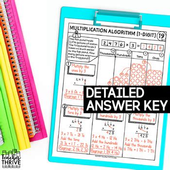 Multiplication Using Algorithm 4th Grade 的图像结果