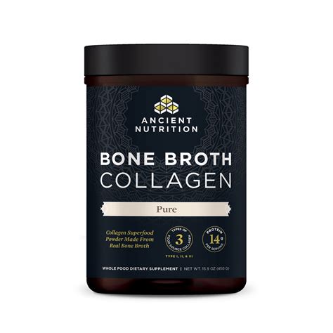 Bone Broth Collagen Protein Powder Pure | Ancient Nutrition – Dr. Axe Store