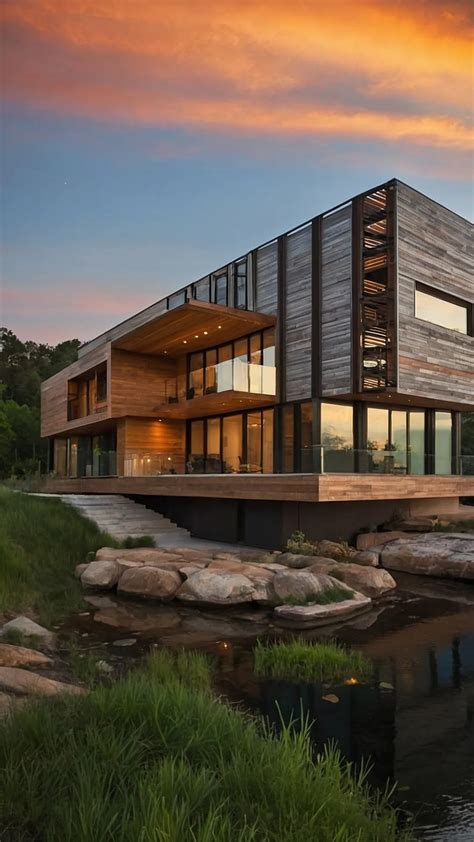 Embracing Minimalism: 19 Riverside House Design Ideas for Modern Living ...
