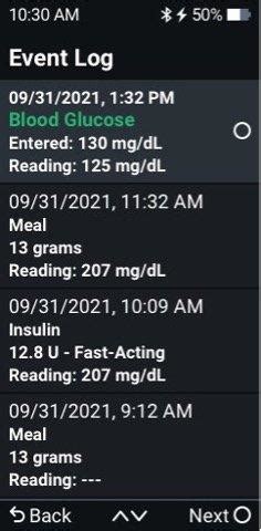 Dexcom G6 App. Add Event 的图像结果