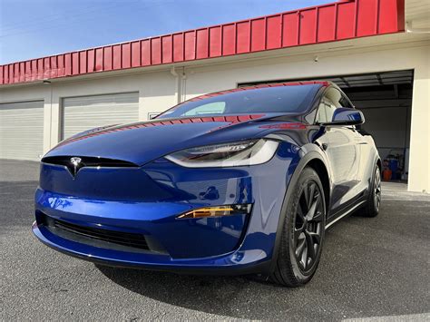 2023 Tesla Model X (Blue Metallic) — DETAILERSHIP™