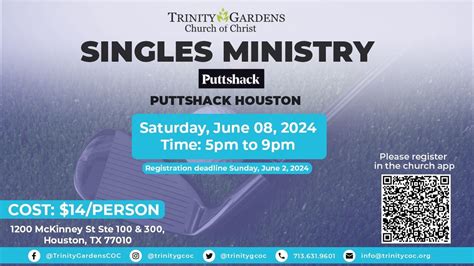 Single Ministry Event: Puttshack Houston, Puttshack (Houston), 8 June ...