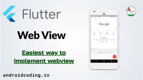 Flutter Webview Tutorial 的图像结果