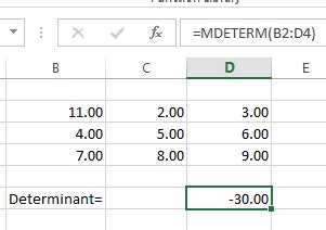 Image result for Getting Determinant Using Secounf Collum