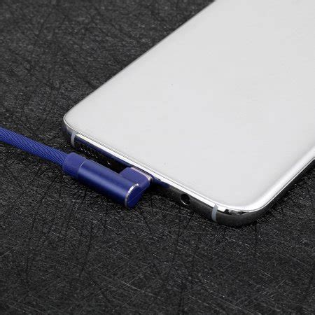 Double Elbow USB Cable 2A USB cable; USB Sync Data Nylon Woven TPE High Speed Charging Cable for ...