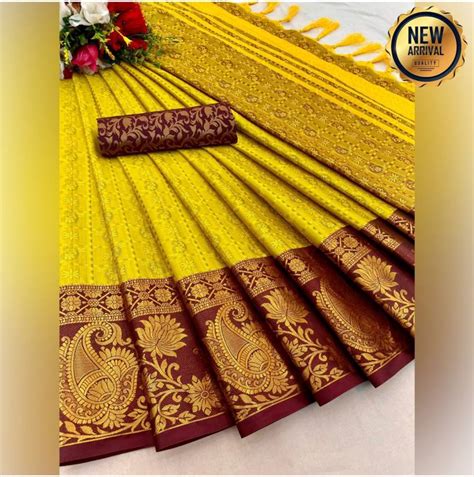 Aab Lotus 2 Mercerised Copper Silk With Contrast Pallu Saree Collection