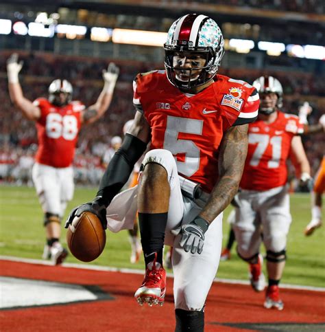 Ohio State football legend Braxton Miller, famous for his spin move