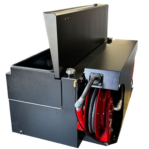 100 Gal. Dual Cell Fuel Transfer Tank with Toolbox – Flog Industries