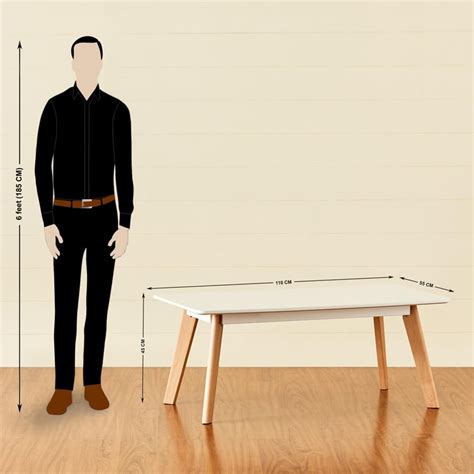 Buy Meadow Coffee Table - White from Home Centre at just INR 22495.0