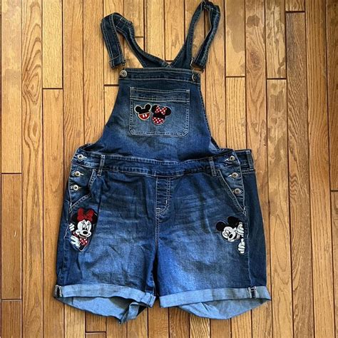 vintage mickey mouse overalls ･*˚⁺‧͙ ♡ free... - Depop