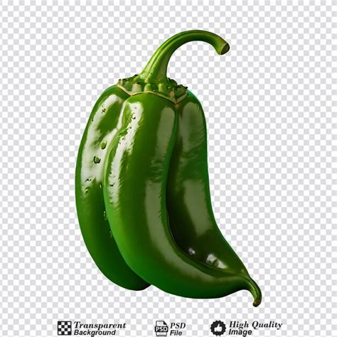 Poblano pepper isolated on transparent background | Premium AI ...