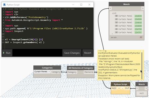 Dynamo Python Revit API 的图像结果