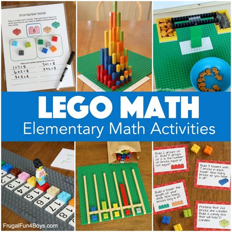 LEGO Math Activities for Elementary Kids - Frugal Fun For Boys and Girls