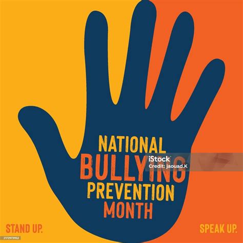 National Bullying Prevention Month Concept Design October Is National ...