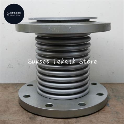Jual Bellow Expansion Joint 12" inch × 300mm / Flange Besi JIS 10K ...