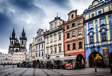 Shopping street in Prague, Czech Republic Stock Photo - Alamy