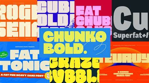 36 Thick Fonts that are Bold & Beautiful in 2026 - Design Work Life