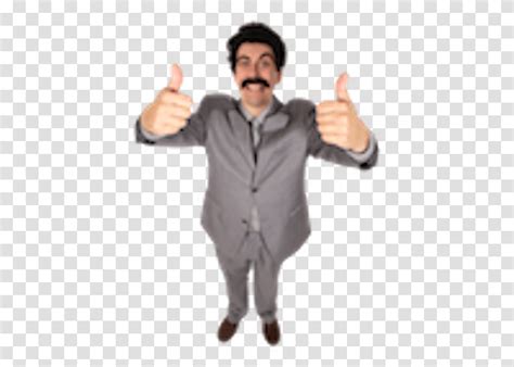 Borat Borat Face, Sunglasses, Person, Thumbs Up, Finger Transparent Png ...