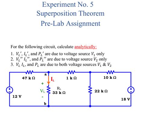 Image result for Superposition Theorem Lab Experiment