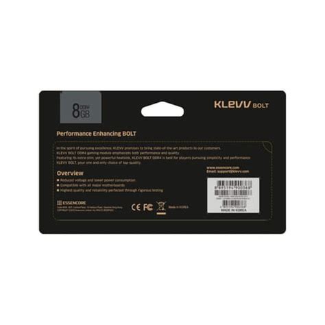 Buy KLEVV 8GB DDR4 (KM4B8GX1A) at Best Price in India - mdcomputers.in