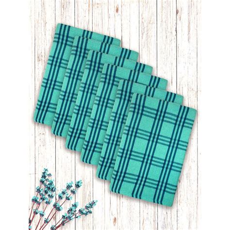 Buy Athom Living Green Ultra Absorbent Premium Bath Towels (Pack Of 6 ...