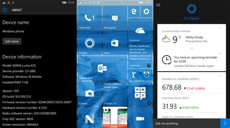 Microsoft Releases Windows 10 Mobile Build 10572 To Windows Insiders ...