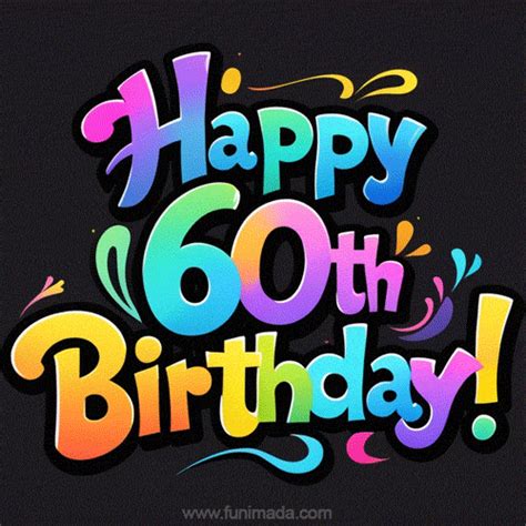 Happy 60th Birthday Animated GIFs - Download on Funimada.com