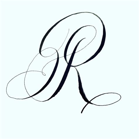 Pretty Cursive R