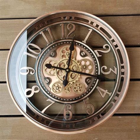 Buy Real Moving Gears Modern, 21 Inch Industrial Steampunk Large Big ...