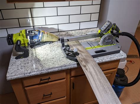 Got to try out my new flooring saw. : r/ryobi