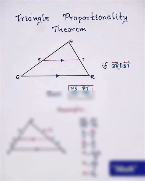 Image result for Triangle Proportionality Theorem Examples