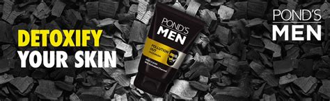 Pond's Men Pollution Out Face Wash 100 gm | With Activated Charcoal ...