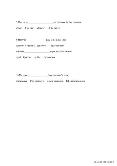 Image result for Comparison Test Exercises