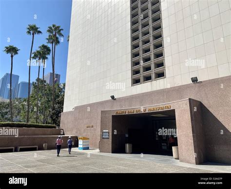 LOS ANGELES, CA, OCT 2020: two women voting with mail-in ballots at ...