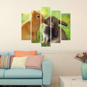 Impression Wall 74 cm Impression Wall Rabbit Wall Cut Outs Self ...
