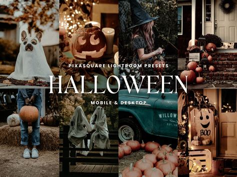 10 HALLOWEEN PRESETS Lightroom Preset Mobile Desktop, Moody Aesthetic ...