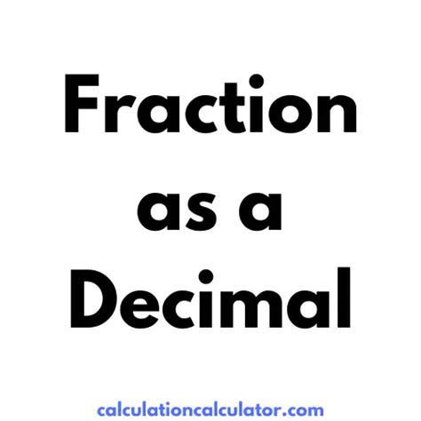 100/120 as a Decimal - Calculation Calculator
